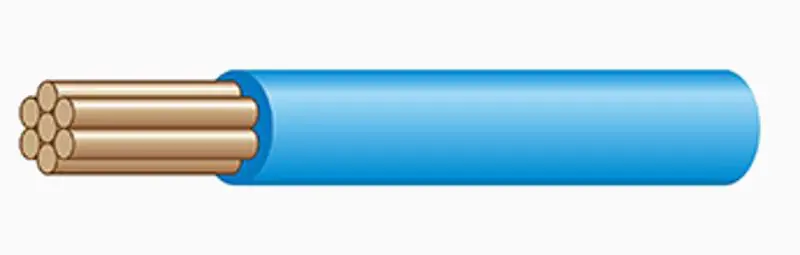 ПуВ 1х95 син/гол.